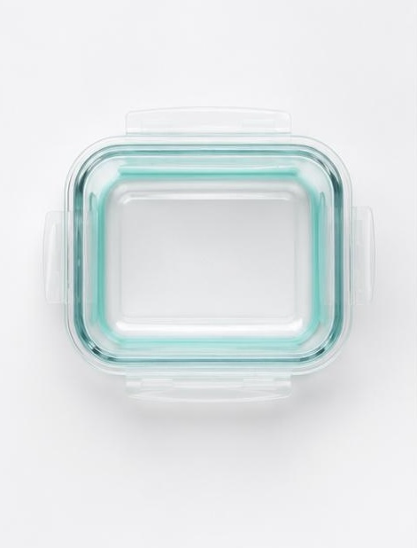 Delikasa Glass Food Container — angle